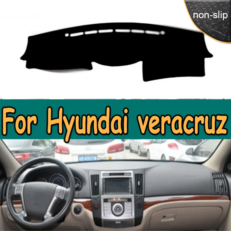 за Hyundai veracruz Подложка за арматурното табло, защитна подплата, въздушна възглавница за защита от Фотофобии, аксесоари за стайлинг на автомобили0