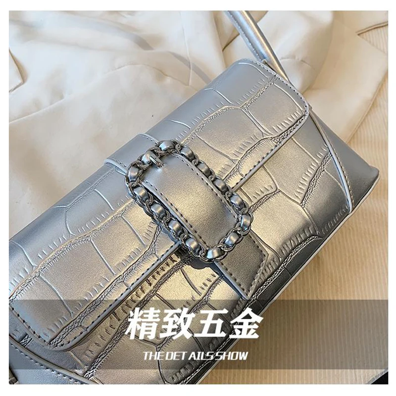 Висококачествена Дамска чанта през рамо, Малка квадратна чанта 2023, Луксозна чанта през рамо, Дизайнерска чанта и чанта, дамски брандираната чанта4