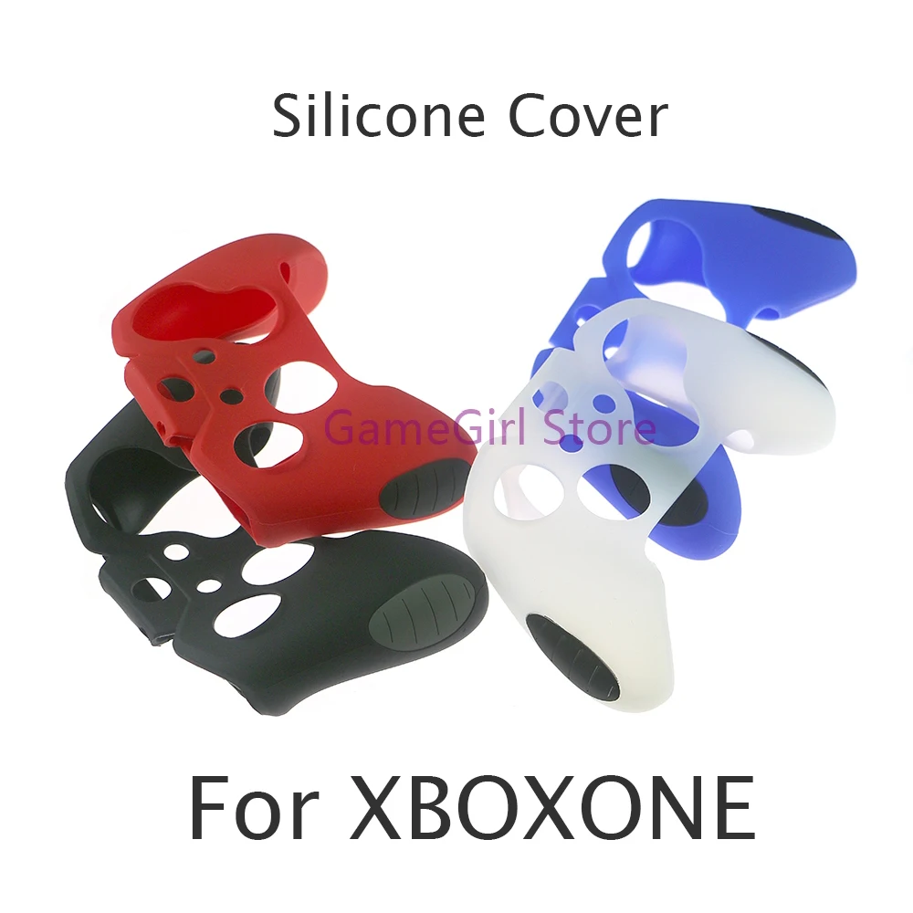 10 бр. в два цвята Сгъсти мек силиконов калъф за контролера на Xbox One Защитен калъф0