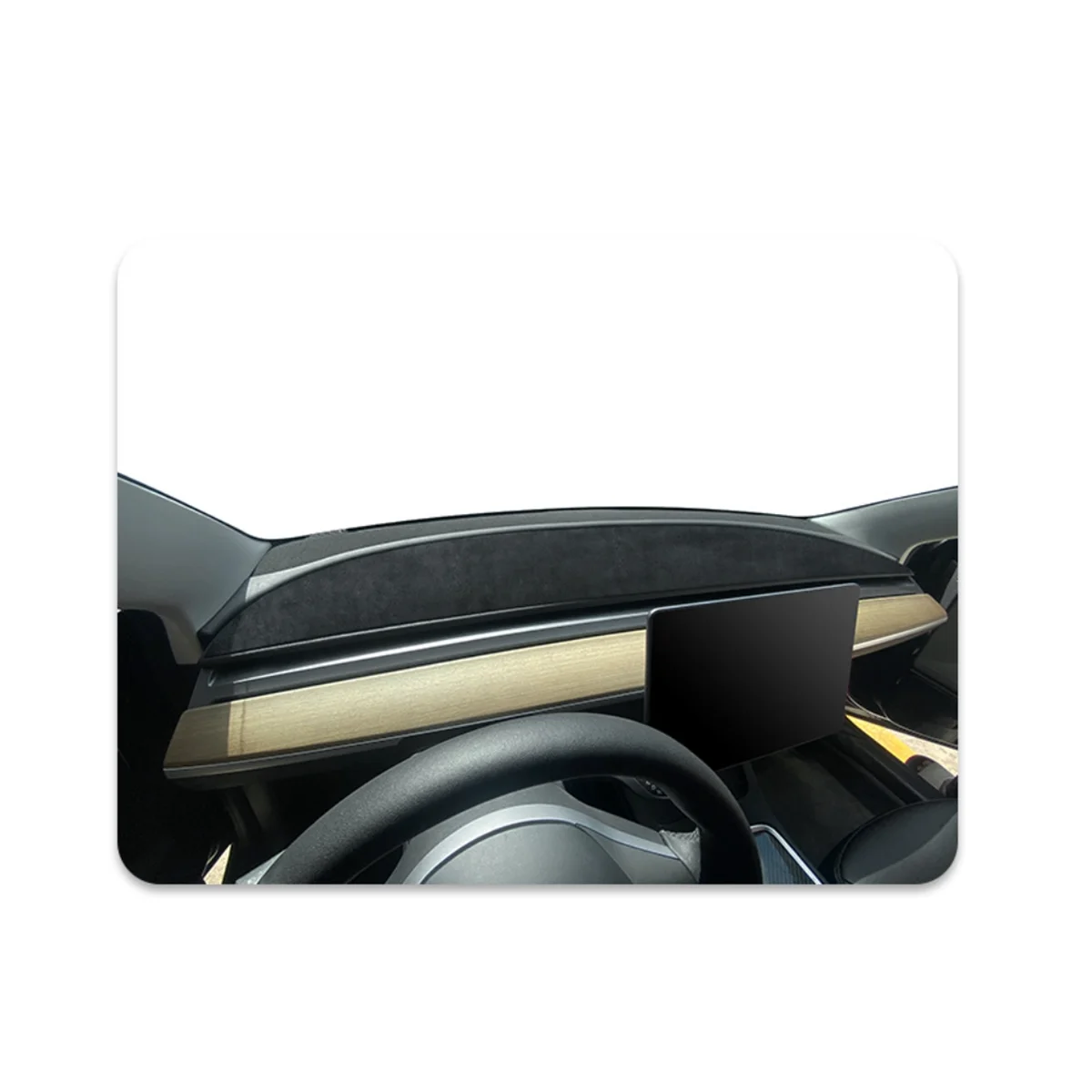 Подложка за арматурното табло на автомобила за Tesla, Модел 3 Y 2017-2023 Подложка за арматурното табло козирка Нескользящая пылезащитная защитно покритие Аксесоари4