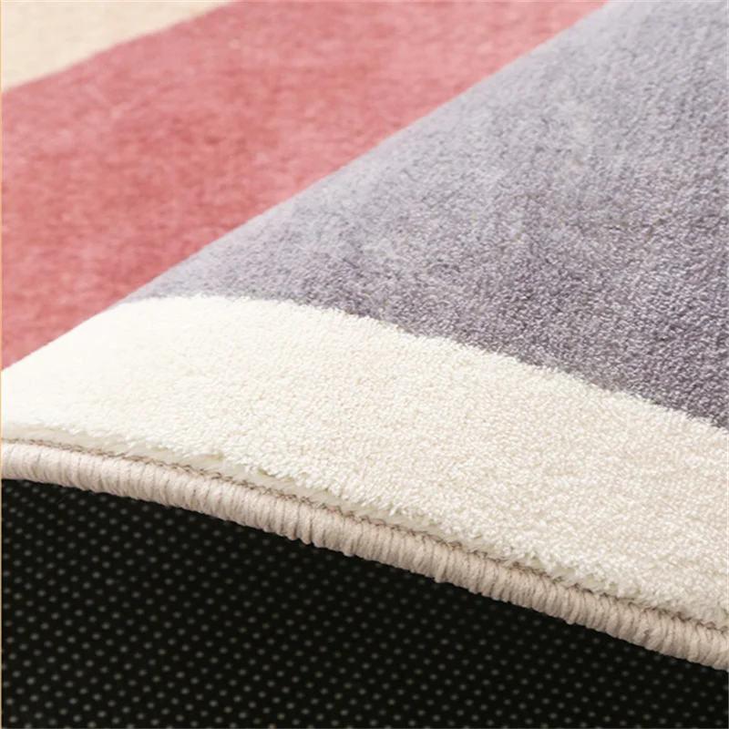 Италиански декоративни килими в ретро стил, за всекидневната, Модерен минималистичен малка странична масичка за спални Голям площад, мек килим, Лесен луксозна подложка за гардероб4