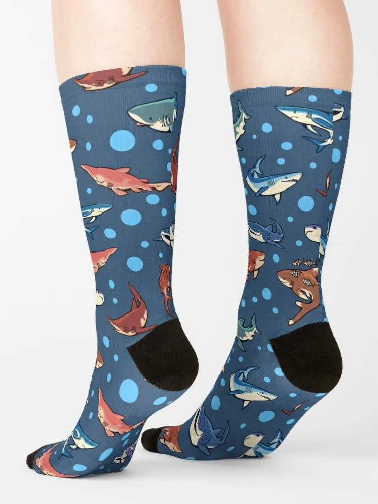 Акулите в тъмно-сини чорапи, Дамски чорапи, набор от чорапи3