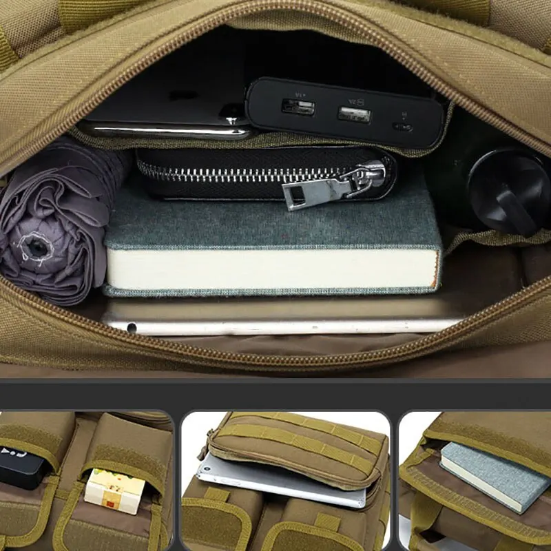 Oulylan Военна Камуфляжная чанта-месинджър, мъжки чанти за инструменти, градинска тактическа чанта, мъжка чанта Формат А43