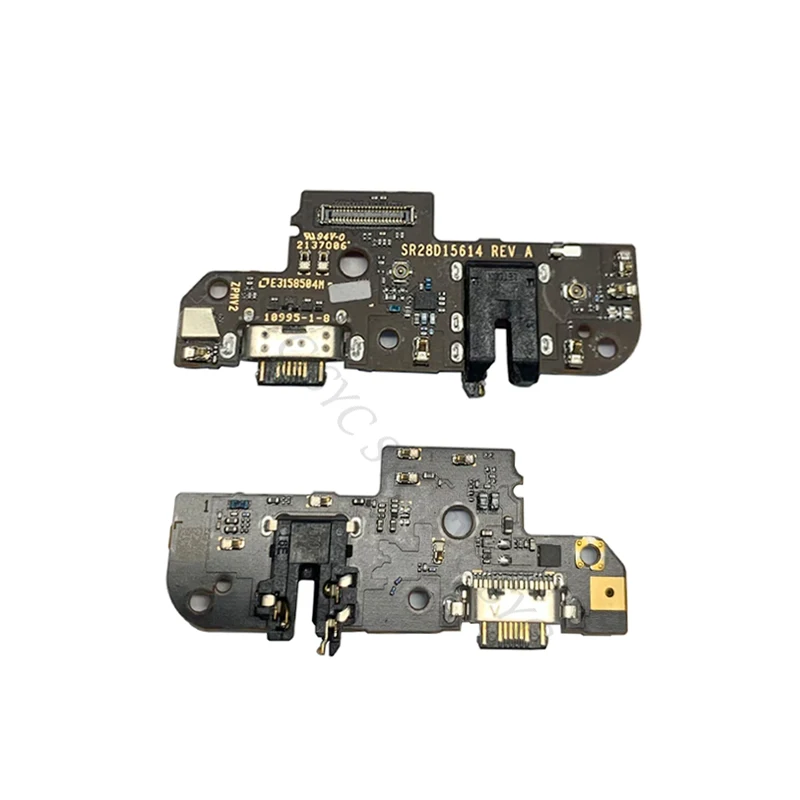 Оригинален USB конектор за зареждане, такса пристанище, гъвкав кабел за Motorola Moto G71, резервни части за ремонт на зарядно пристанище 5G1