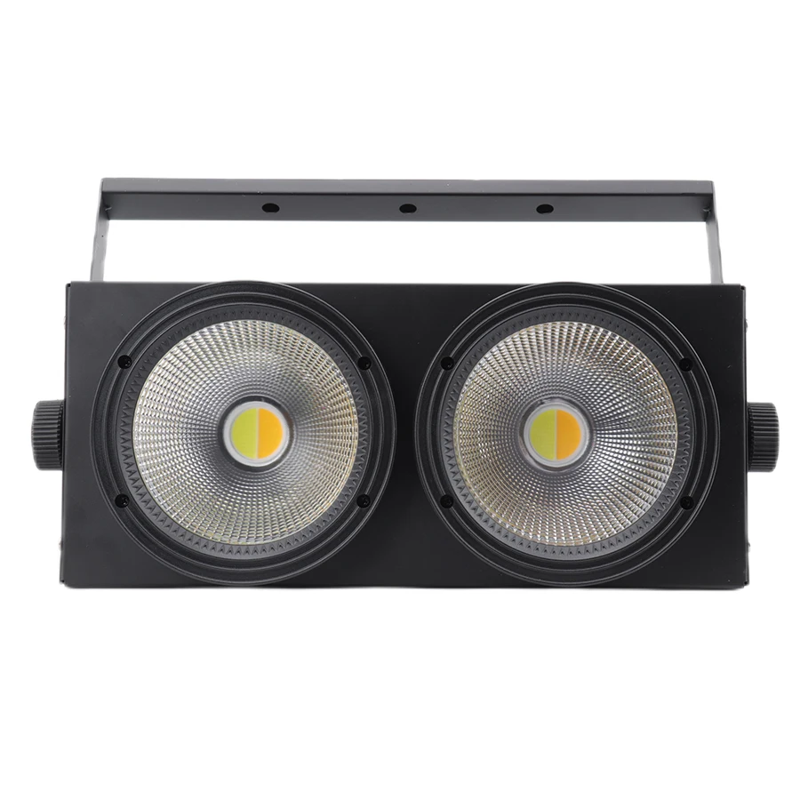 Без данък 1-12 бр. COB LED 2 Очи 2x100 W Blinder Осветление DMX С Лек Ефект на DMX Контролер Клуб, Шоу Нощна Дискотека на DJ Сцената2