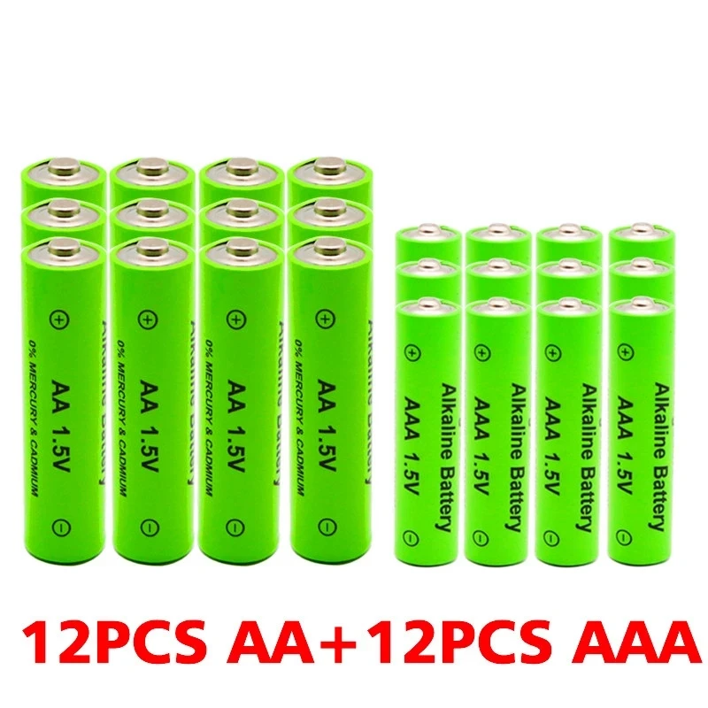 AA + ААА Акумулаторна батерия AA 1,5 V 5800mAh/1,5 V AAA 4000 mah Алкална Батерия Фенерче детски Играчки, Часовници MP3-Плейър Подмяна на Ni-Mh Батерия4