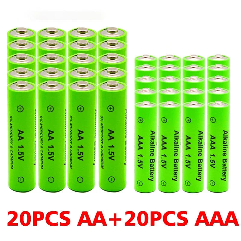 AA + ААА Акумулаторна батерия AA 1,5 V 5800mAh/1,5 V AAA 4000 mah Алкална Батерия Фенерче детски Играчки, Часовници MP3-Плейър Подмяна на Ni-Mh Батерия5
