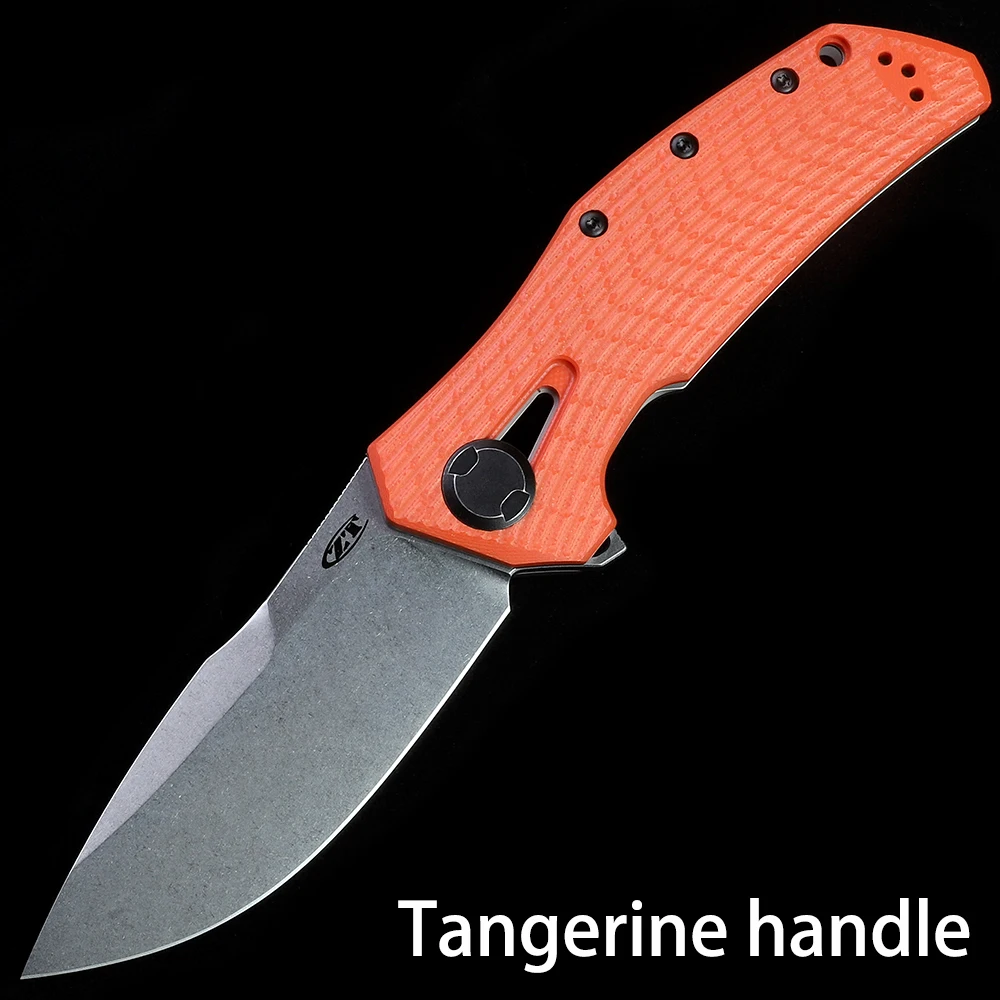 Сгъваем нож Green Thorn 0308 от стомана D2, нож от титанова сплав + дръжка G10, нож за самозащита на открито За мъже4