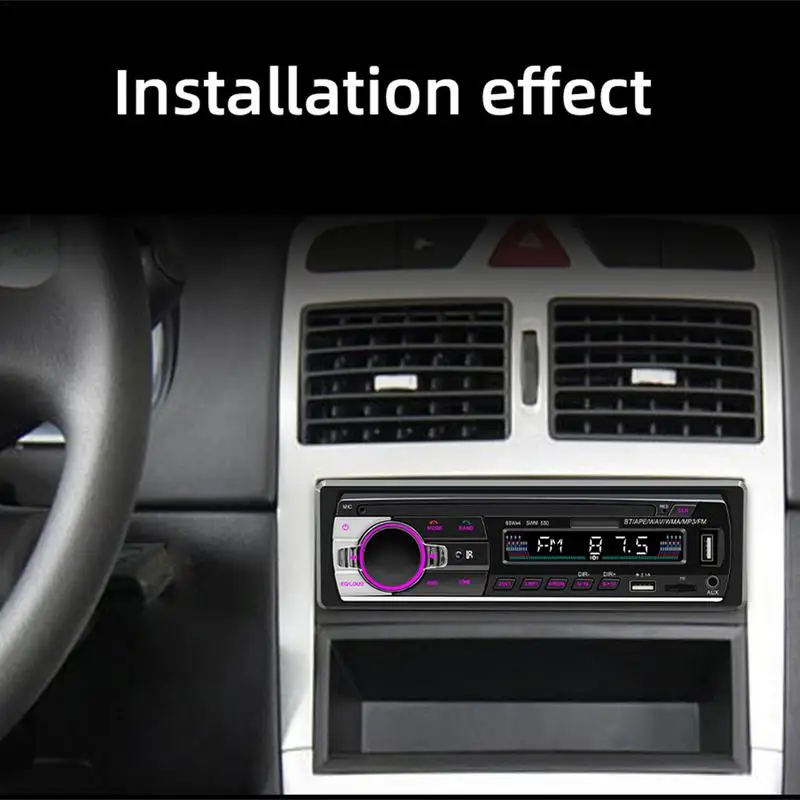 Безжично автомобилно радио с дистанционно управление Автомобилна стерео система за Безжично радио, 