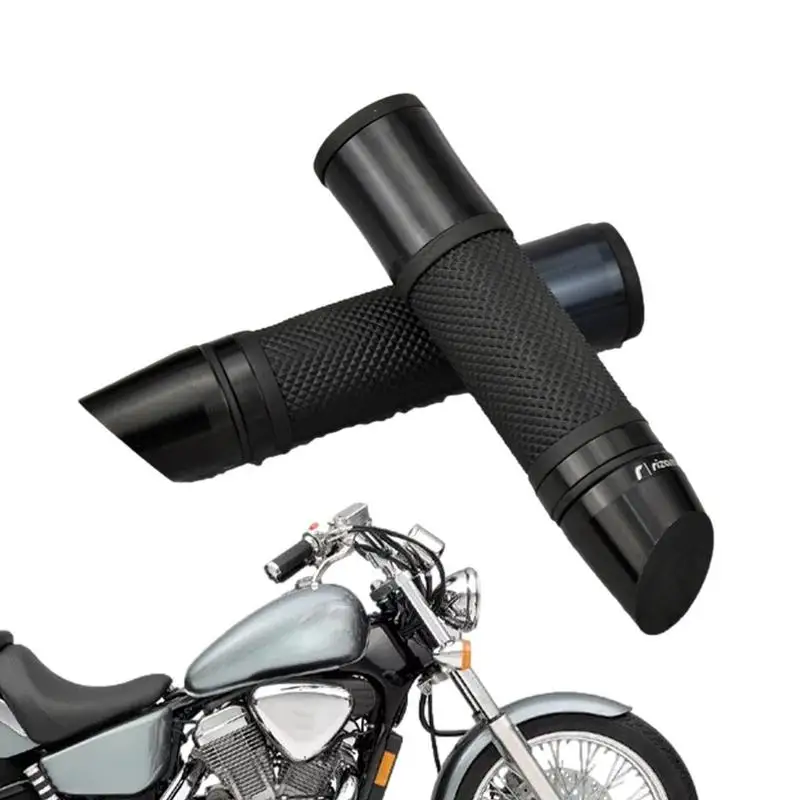 Мотоциклетни дръжки на кормилото, защита за управление, 2 бр., нескользящие мотоциклетни химикалки, Модни мотоциклетът дръжка5