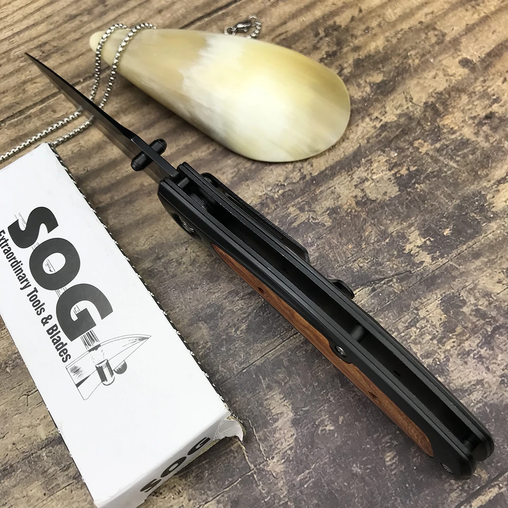 BG Stock SOG DA315 Тактически Ножове за оцеляване Флипер Джобен нож за Лов и Къмпинг Edc Самоотбрана Открит Стоманена Сгъваем нож1