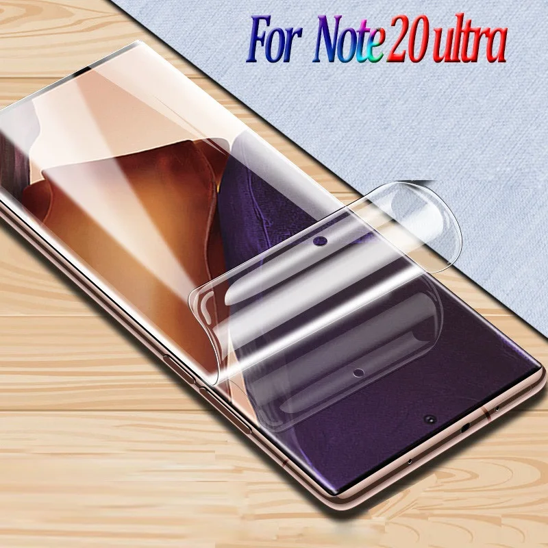 2 елемента Гидрогелевая Фолио За Samsung Galaxy Note 20 10 Ultra Lite S20 S10 e S21 Plus S20 fe Протектор на екрана На Sansung S23 + S22 Ultra4