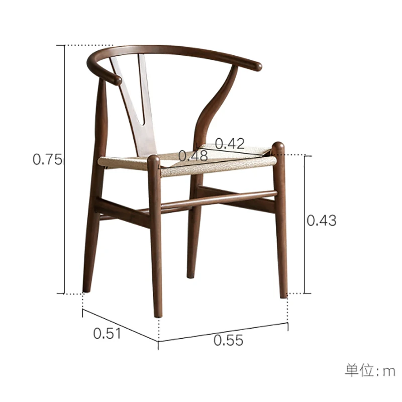Ергономичен дървен стол с Минималистичен тоалетка Релаксираща Скандинавски дизайн обедната на стола, Модерна японска мебели Cadeiras De Jantar5