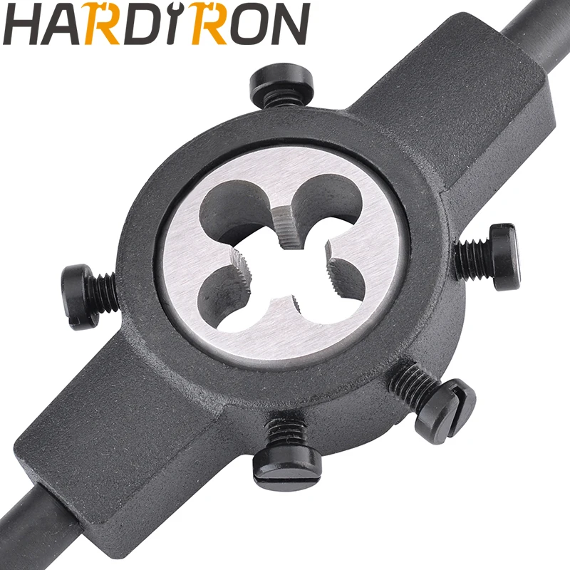 Hardiron Metric кръгла плашка за резби M30X1,5 в лявата ръка, машинно плашка за нарязване на резба M30 x 1,53