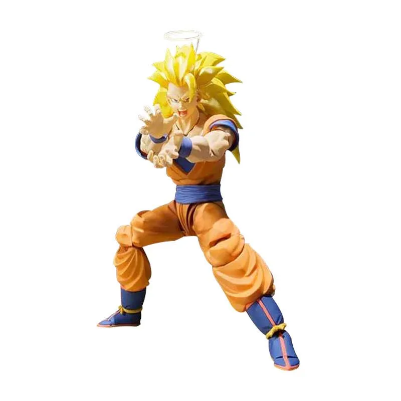 16 СМ DRAGON BALL Z son Goku Супер Сайян 3 Става Подвижната Аниме Фигурка PVC Играчки Колекция Фигурки за Приятелите на Подаръци4