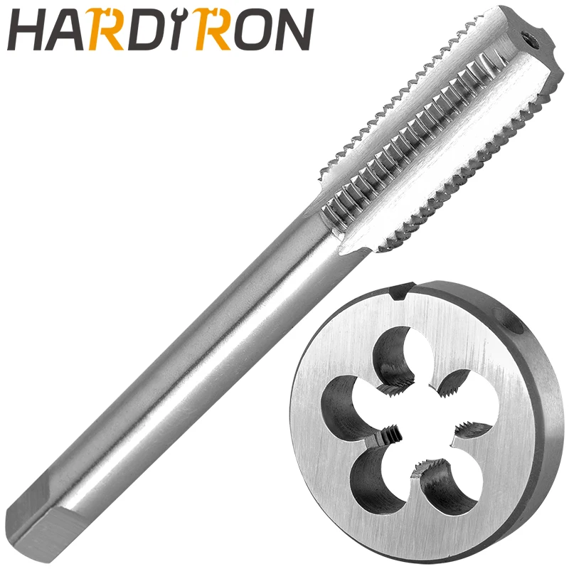 Hardiron 7/16-18 UNS, определени метчиков и щанци за дясната ръка, 7/16 x 18 UNS, машинни метчики с дърворезби и кръгли печати0