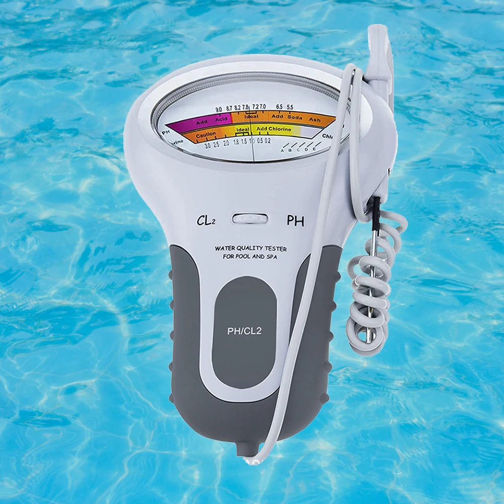 Професионален измерител на нивото на PH на хлор Cl2 тестер монитор вода за басейна на Спа Измерване на PH на хлор CL23