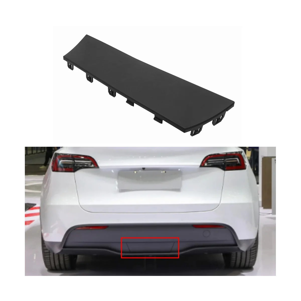 Делото Буксировочного Кука за Задната Броня на Автомобила, Капак на Ремаркето, Покриване на Буксировочного Устройство 1494009-00-B за Tesla Model Y 2020-20234