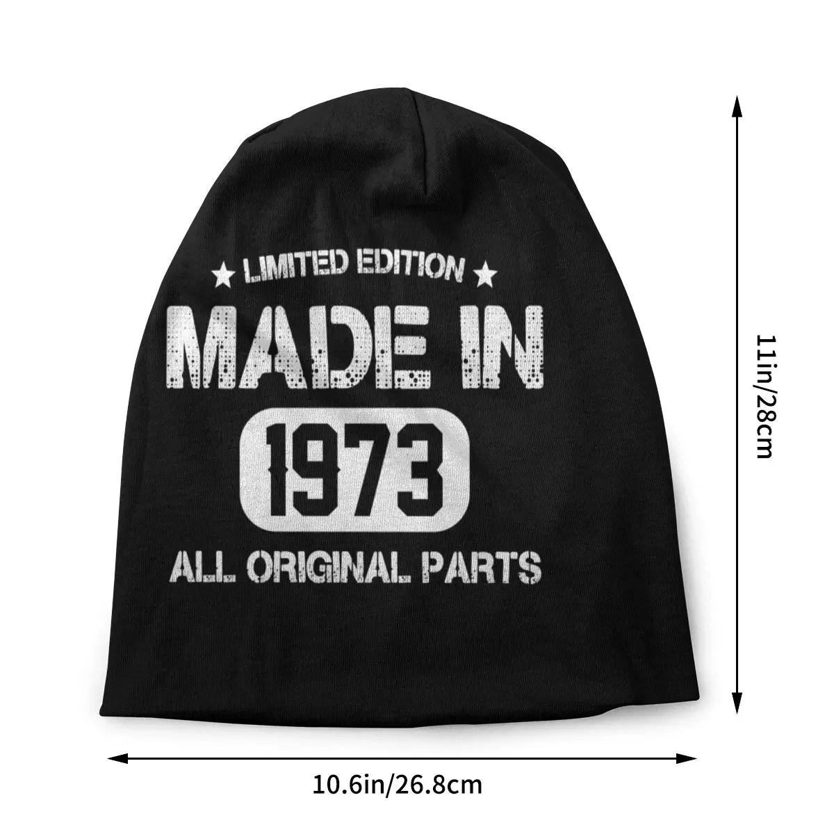 Направено през 1973 г., Ретро качулка, модни вязаная шапка за мъже и жени, топли зимни шапки на 48-ия ден от раждането, шапки1