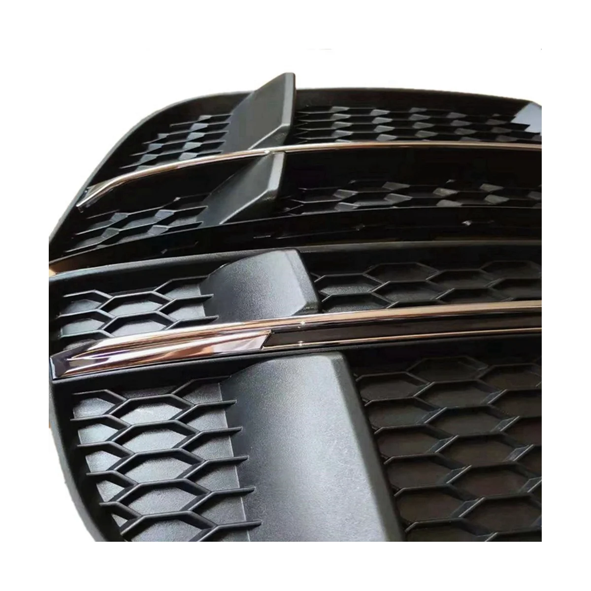 Делото противотуманной фарове Рамка лампи Решетка Противотуманной фарове, Решетка на Колата за Audi A3 S3 2017-20194