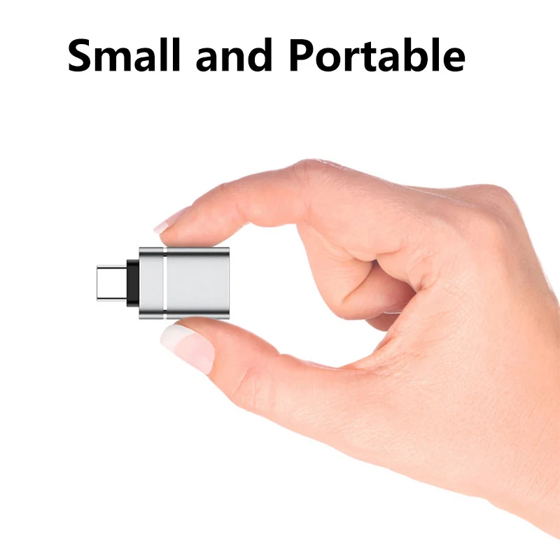 Тип C ДО USB 3.0 OTG Адаптер Тип C Мъжки КЪМ USB Женски Конвертор За Лаптоп на Samsung, Huawei, Xiaomi Преносими Адаптери TypeC3