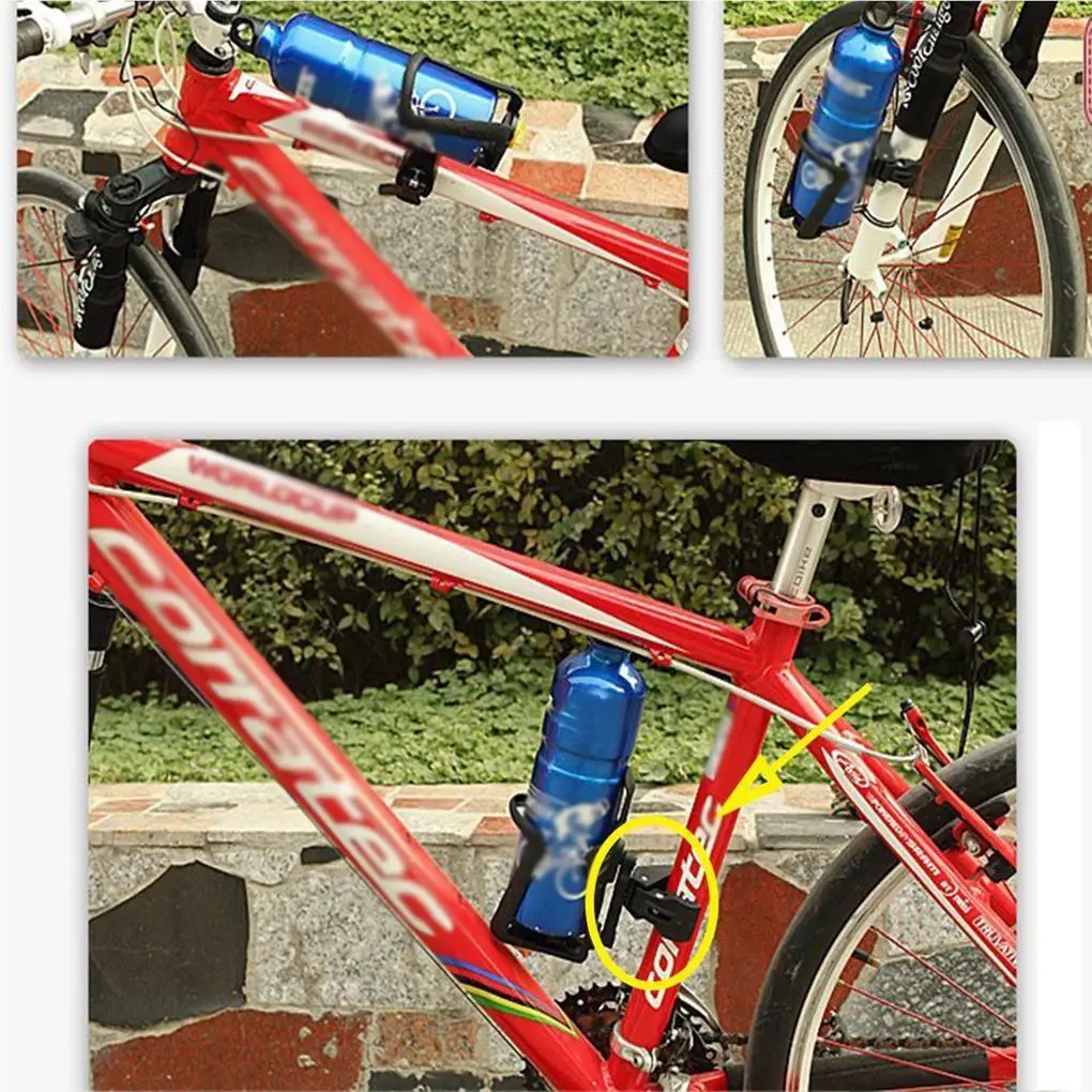 Държач за бутилка с вода, клетка, адаптер, скоба, дръжка, скоба за закрепване, регулируема стойка за велосипед3
