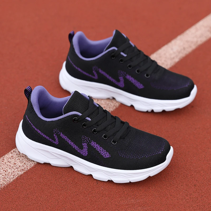 Moipheng/ Дамски обувки; Окото Дишащи спортни обувки за бягане; Дамски Ежедневни леки маратонки на платформа; Zapatos Mujer2
