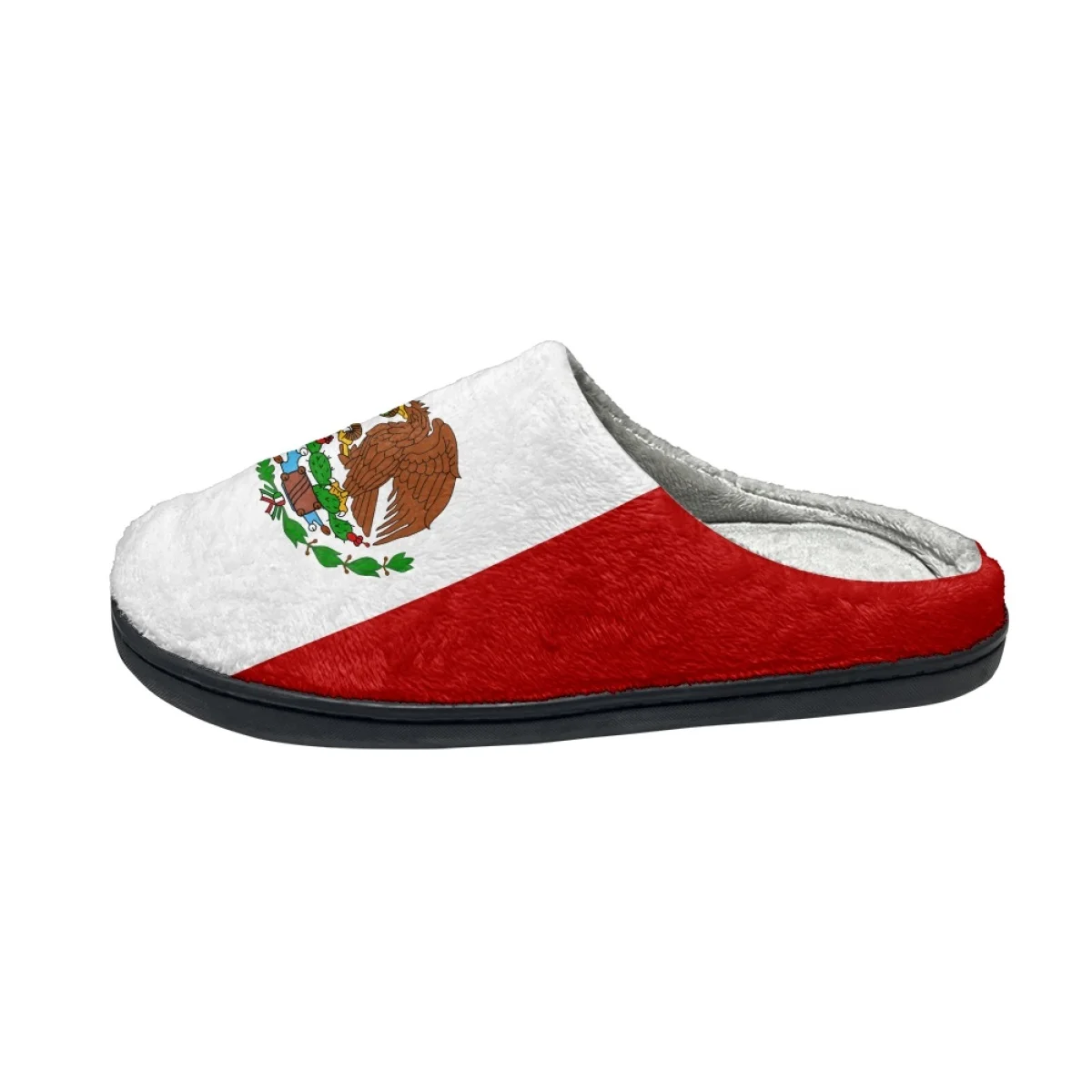 Есенно-зимни Мъжки домашни Памучни чехли с принтом хартата на Мексико, домашни топли нескользящие чехли, Zapatos Mujer, чифт женски домашни обувки4