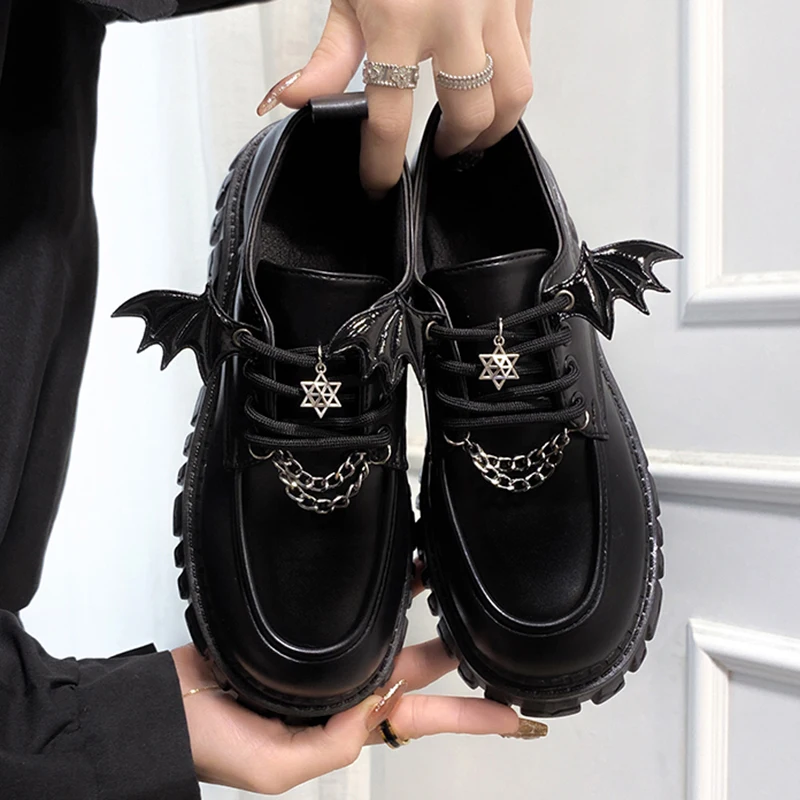 Дамски обувки в готически стил в стил Лолита 