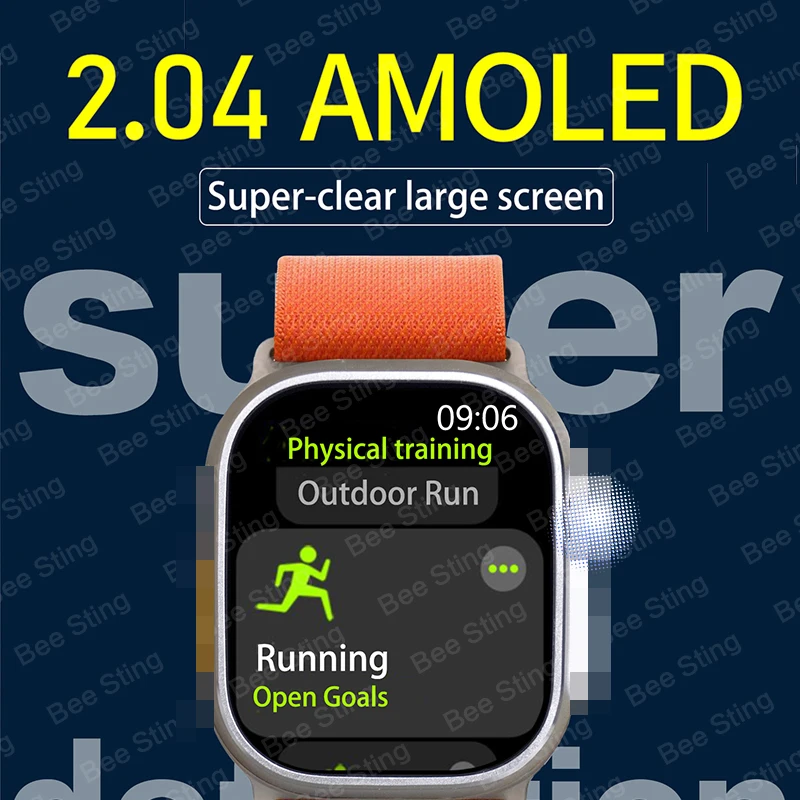 2023 Здравей Watch 3 Amoled Екран 2,04 Инча 4 GB Смарт Часовници Bluetooth Покана За Мъже Compass Series 8 За Жени Smartwatch PK HK8 Pro Max3