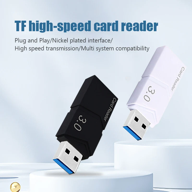 USB-четец на карти 3.0 TF SD четец на карти, Висококачествен Високоскоростен КОМПЮТЪР-лаптоп, на четец за смарт карти памет, Аксесоари за преносими компютри0