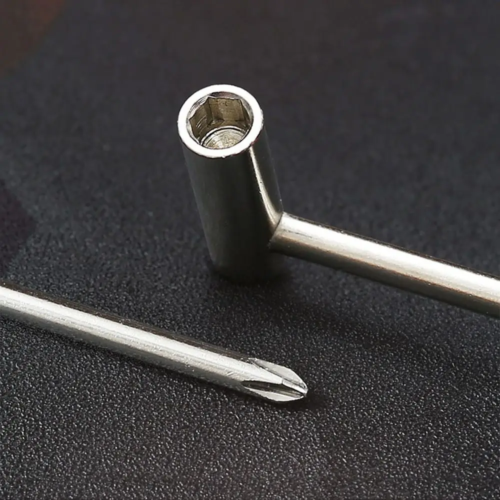 Метален Китара основен ключ Преносима регулиране на шията 6,35 mm Шестограмен ключ Основен шестостенния ключ за Тейлър1