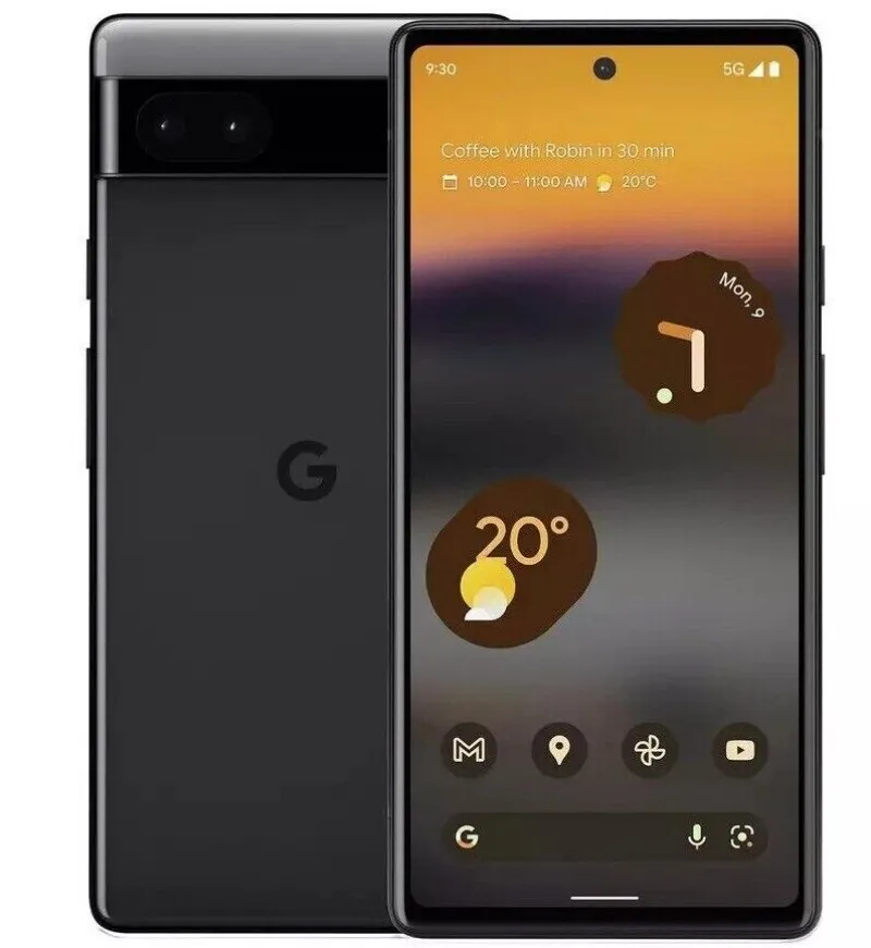 Оригинален Отключени Смартфон на Google Pixel 6A 6 GB RAM И 128 GB ROM Мобилен 6,1 