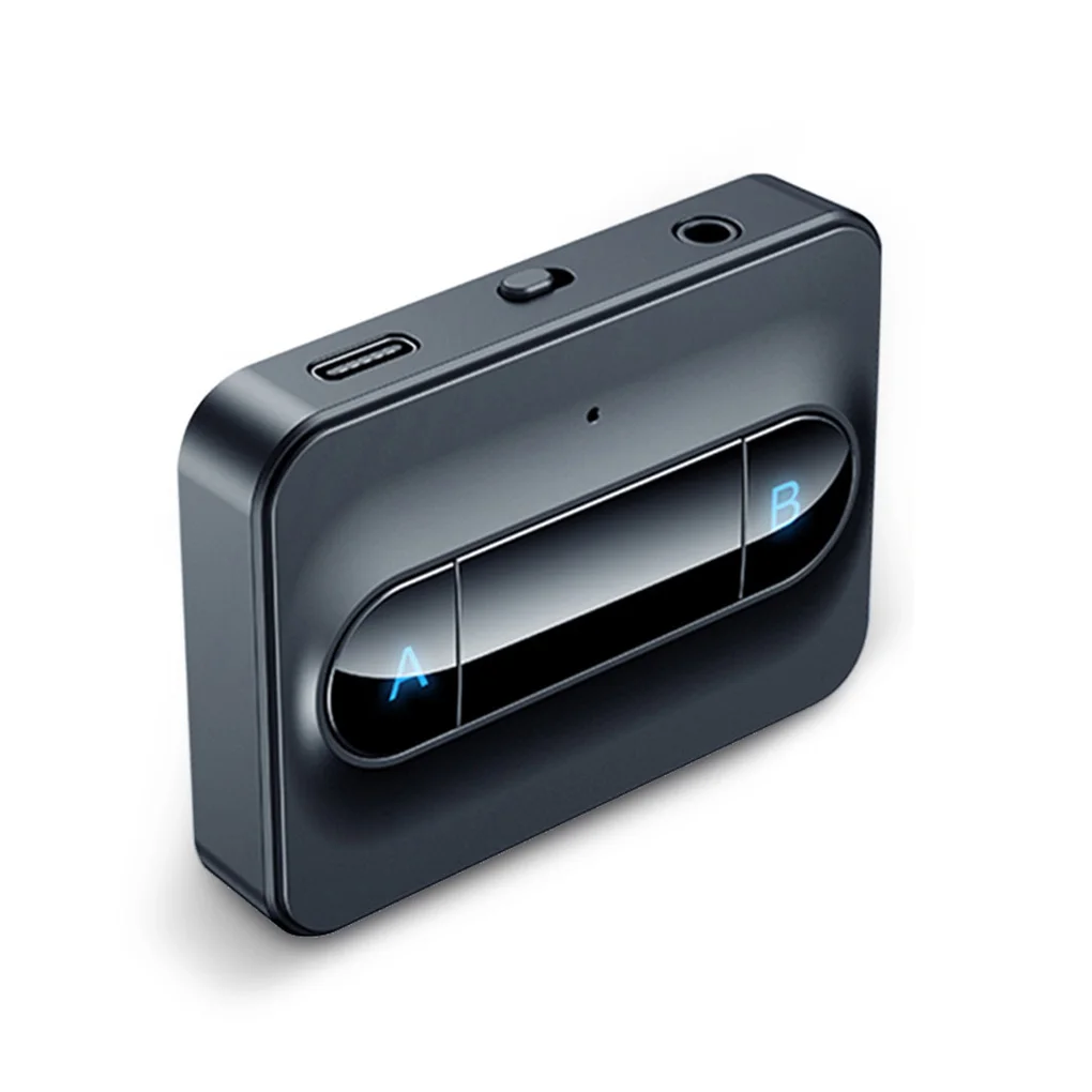 Безжичен предавател-приемник, съвместим с Bluetooth, аудиоадаптер 5 0 2-в-1 с конектор 3-5 мм за слушалки слушалки1