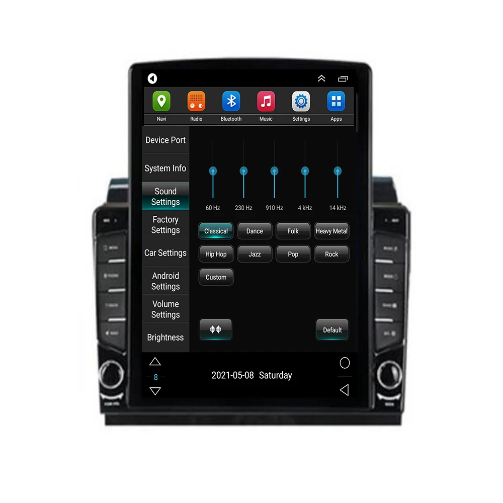 Автомагнитола Android 12 за Fiat Ducato Jumper Boxer 2006-2018 Tesla Type Android Автомобилен мултимедиен плейър GPS Навигация3