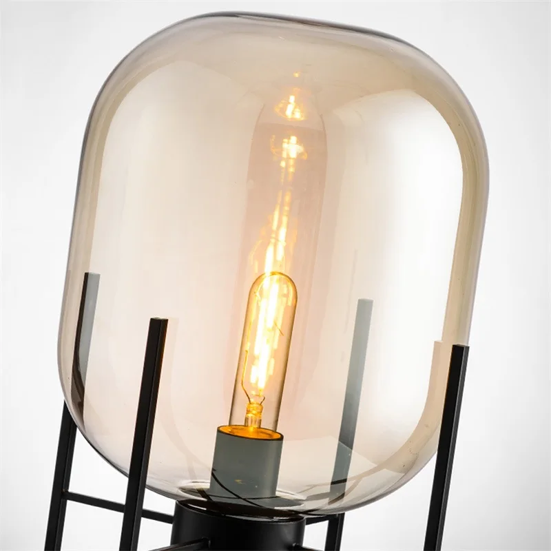 Модерна светодиодна настолна лампа RONIN, Дизайн E27, Творчески лампа, Домашен led Декоративна лампа За фоайе, дневна, офис, прикроватной нощни шкафчета3