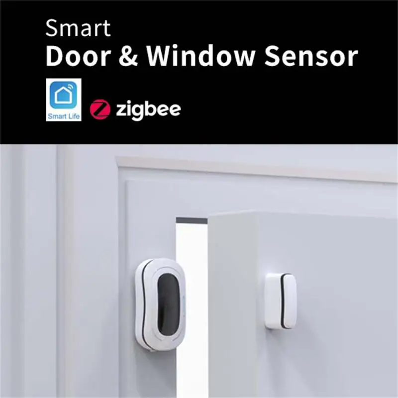 ZigBee USB Сензор за врати/прозорци, Безжичен Интелигентен магнитен сензор за врати и прозорци, Аларма, Умна къща, която се презарежда Магнитен датчик за врата3