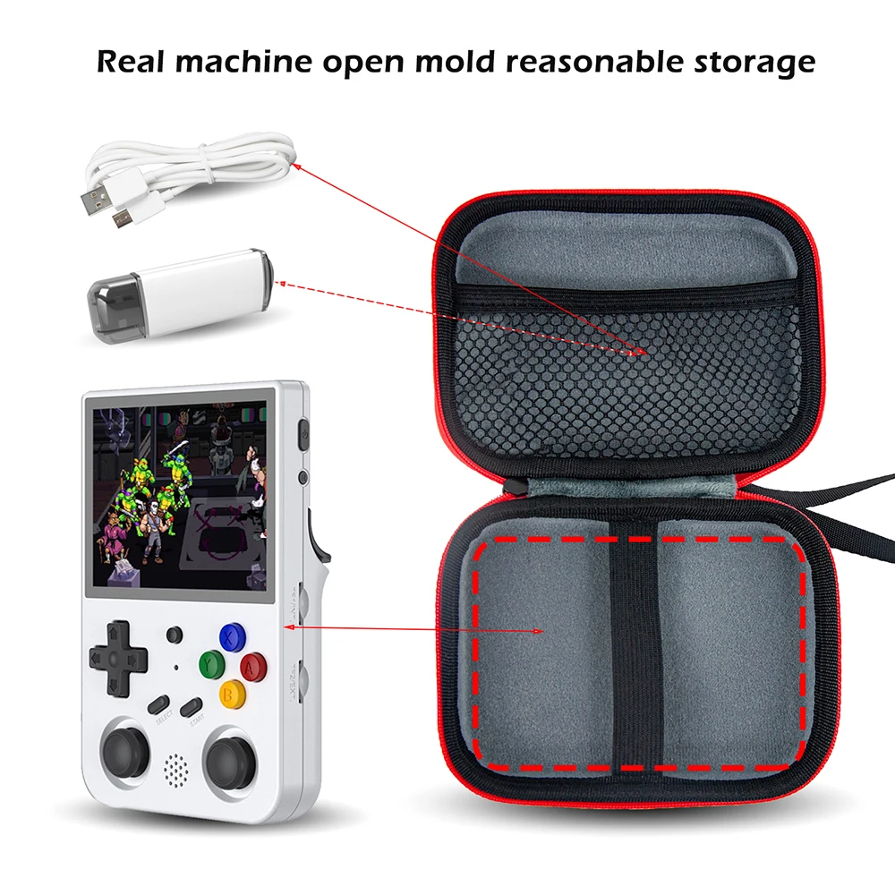 Твърди Чанти за съхранение на ЕВА за Игралната Конзола Miyoo mini Plus/RG35XX/RG353VS Преносима Кутия Игрални Автомати Пътна Чанта за Носене2