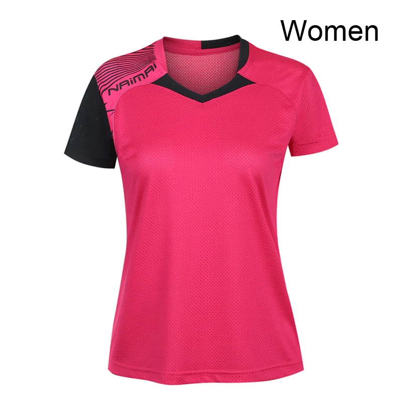 Риза за бадминтон За мъже/жени, мъжка спортна тениска за бадминтон, Потници за тенис на маса, Облекло за тенис dry-cool train shirt 5062AB2