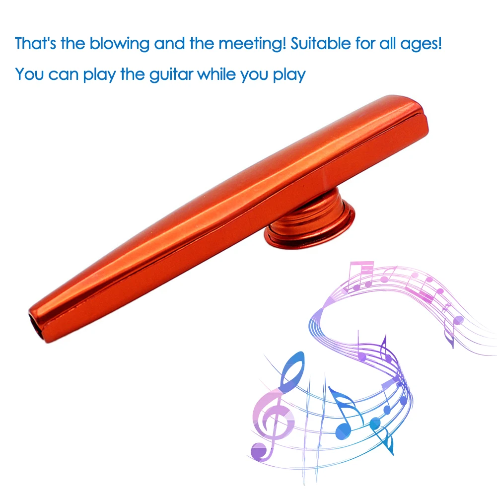 Метална Флейта Казу Устата Флейта за Начинаещи Подаръци за деца и Възрастни Музикален Инструмент2