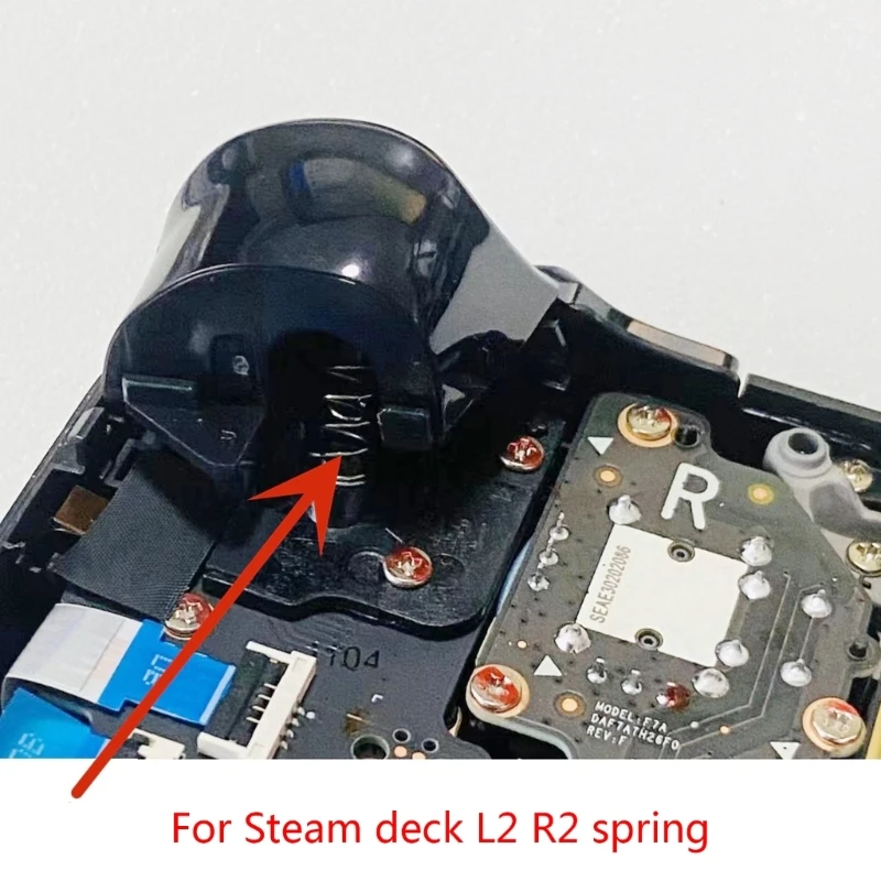 за игралната конзола SteamDeck резервни Части за ремонт на система бутона L2 L2R2 Пусковая пружина3