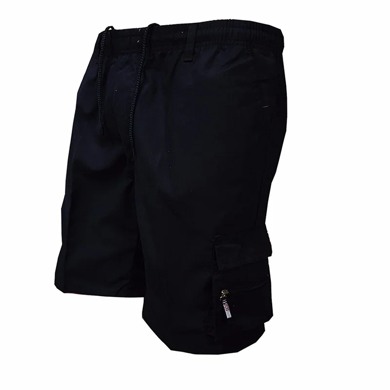 Модерен мъжки къси панталони-карго във военната стил, Мъжки тактически панталони, Всекидневни Спортни панталони с по-голям джоб, панталони-карго с ламперия, Големи размери за мъже3