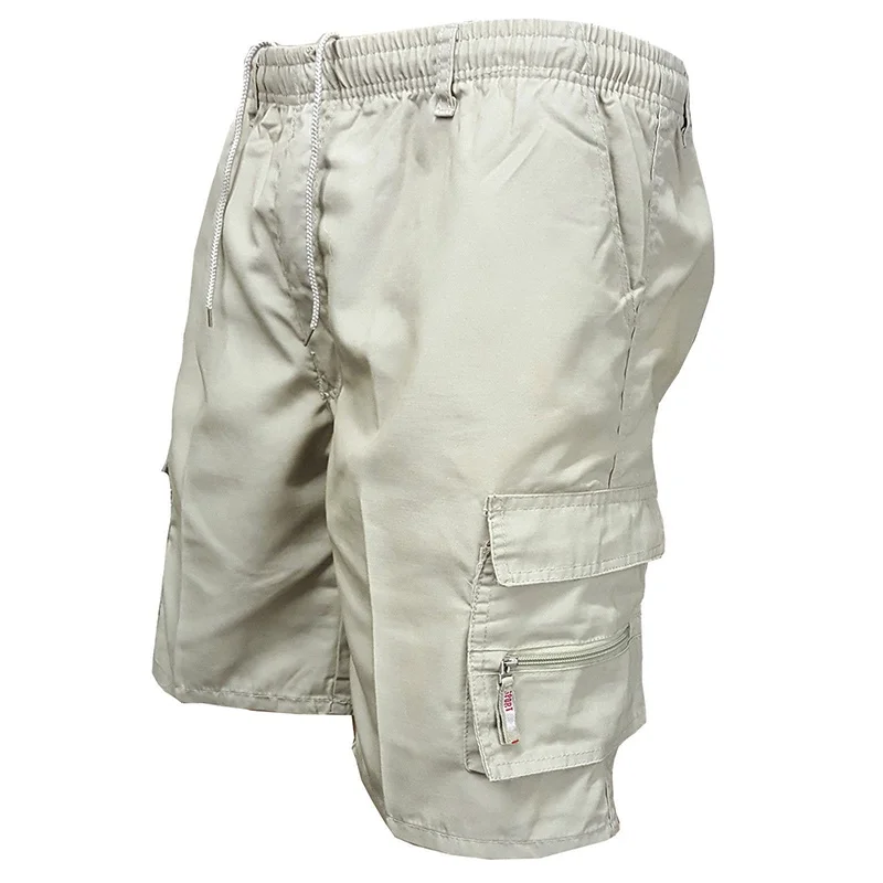 Модерен мъжки къси панталони-карго във военната стил, Мъжки тактически панталони, Всекидневни Спортни панталони с по-голям джоб, панталони-карго с ламперия, Големи размери за мъже5