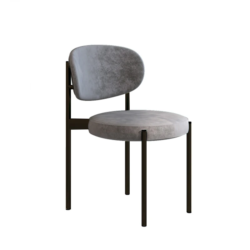 Скандинавски маса за хранене, стол за Домакинството Луксозен стол с облегалка Дизайнерски стол Maan Coffee Leisure Bar Творчески кибер-стол5