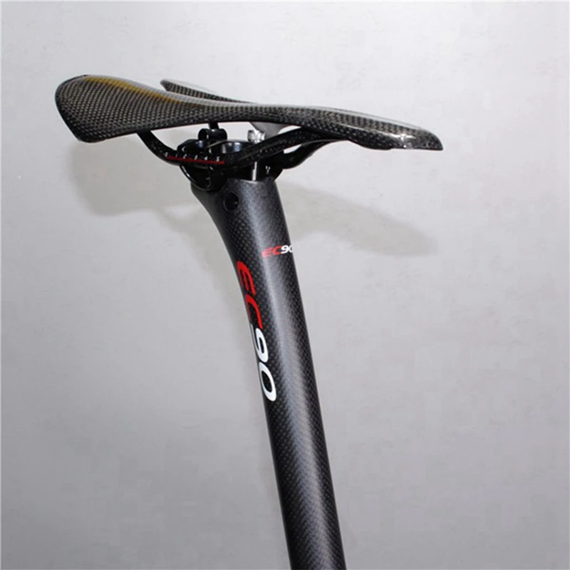 EC90, Велосипеди подседельный болт от въглеродни влакна, МТБ, Пътен под наем, подседельный пин 3K, 27,2X350 мм, черен1