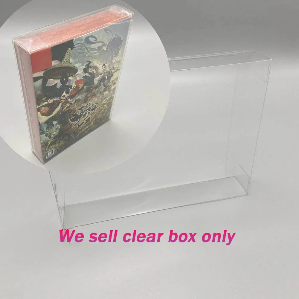 Прозрачен калъф от PET пластмаса за SWITCH NS Sakuna: Of Rice and Ruin JP версия на играта специално издание лимитированная кутия за съхранение с прозрачен дисплей0