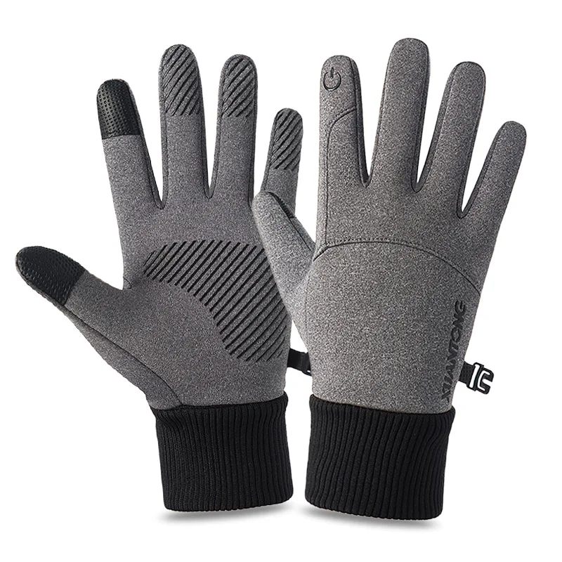 Зимните ски топли ръкавици за сензорен екран, водоустойчив ветроупорен ръкавици за спорт на открито, топли ръкавици за ски0
