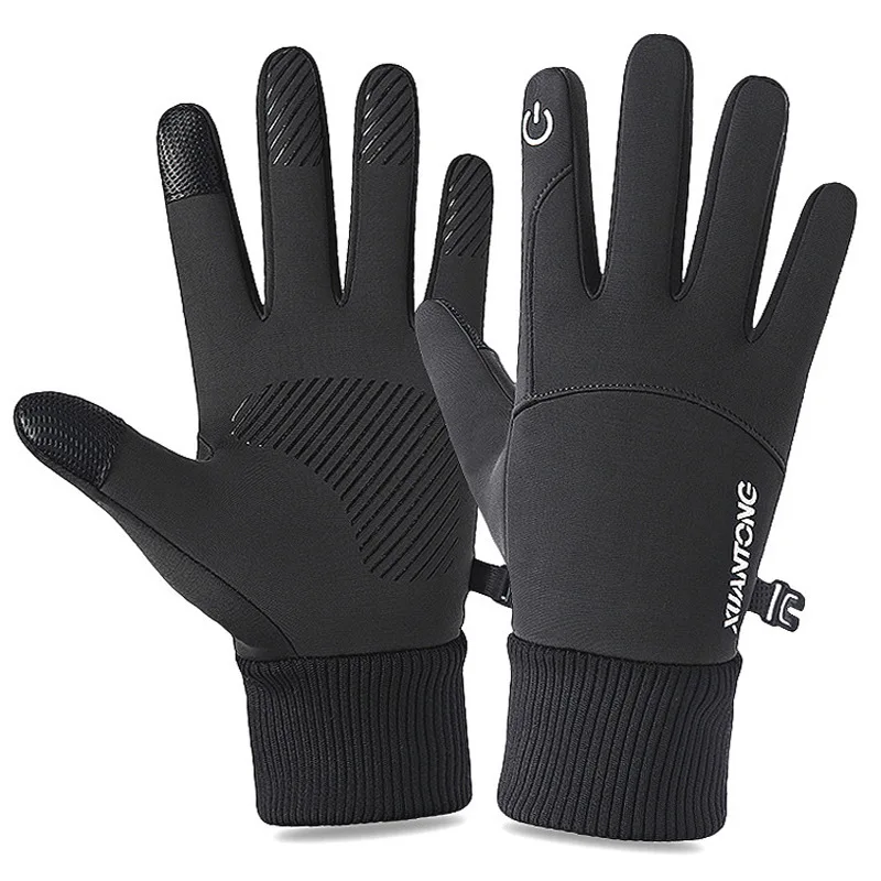 Зимните ски топли ръкавици за сензорен екран, водоустойчив ветроупорен ръкавици за спорт на открито, топли ръкавици за ски1