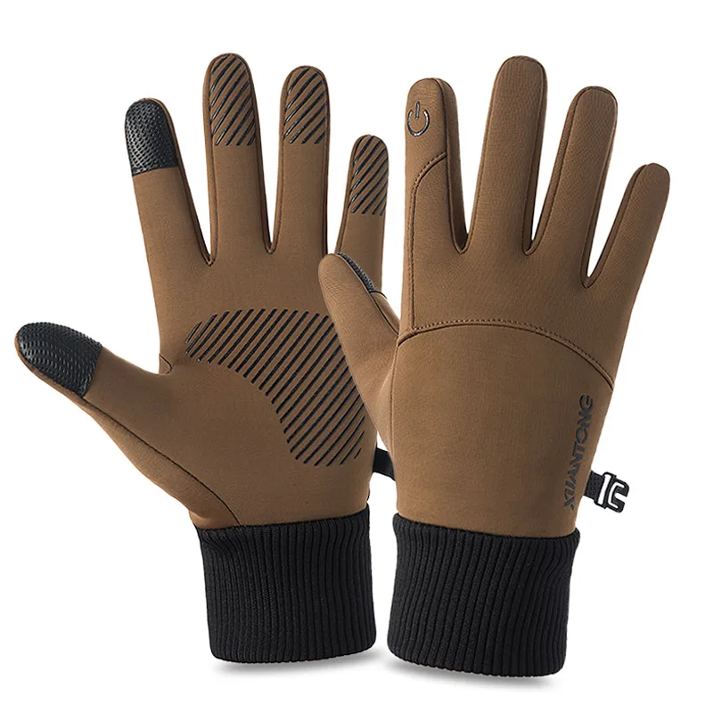 Зимните ски топли ръкавици за сензорен екран, водоустойчив ветроупорен ръкавици за спорт на открито, топли ръкавици за ски2