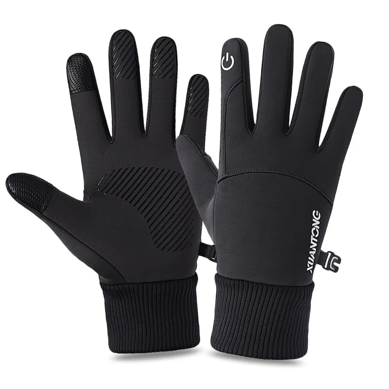 Зимните ски топли ръкавици за сензорен екран, водоустойчив ветроупорен ръкавици за спорт на открито, топли ръкавици за ски5